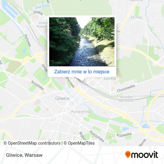 Mapa Gliwice