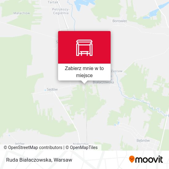 Mapa Ruda Białaczowska