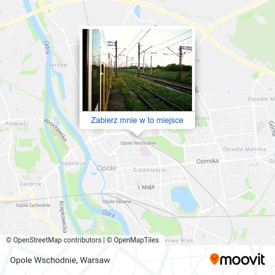 Mapa Opole Wschodnie