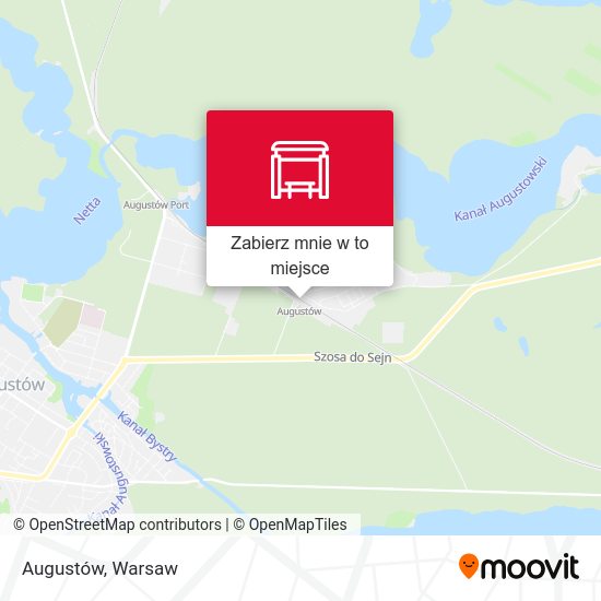 Mapa Augustów