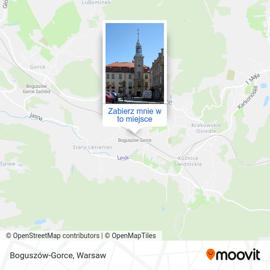 Mapa Boguszów-Gorce