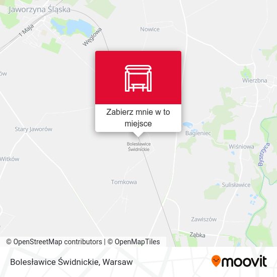 Mapa Bolesławice Świdnickie