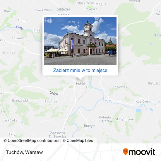 Mapa Tuchów