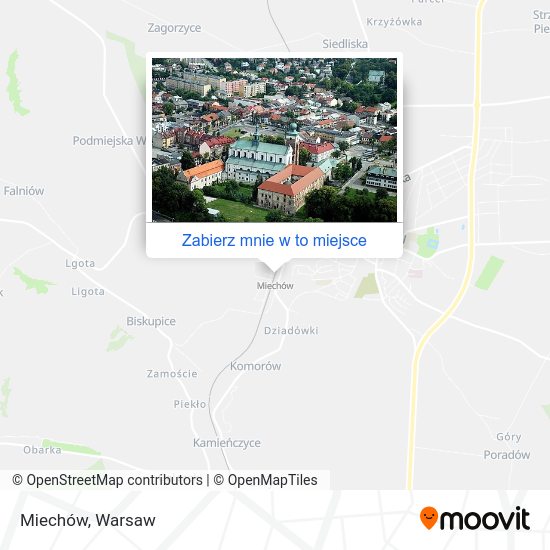 Mapa Miechów