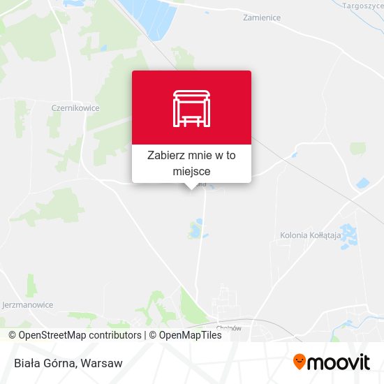 Mapa Biała Górna