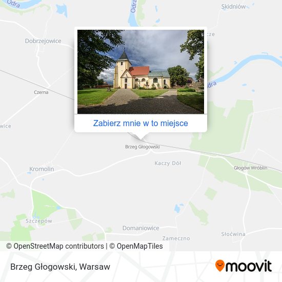 Mapa Brzeg Głogowski