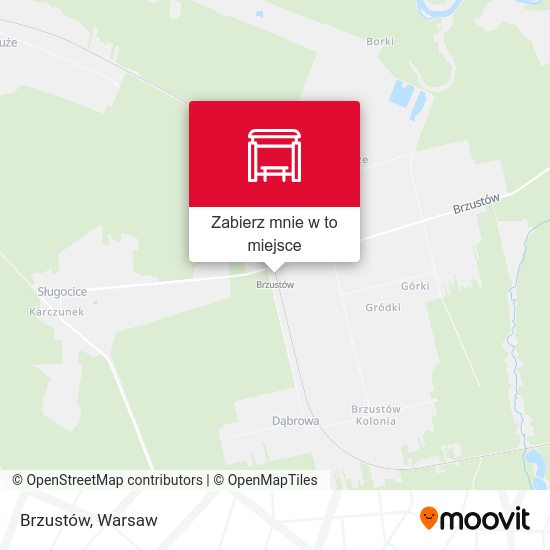 Mapa Brzustów