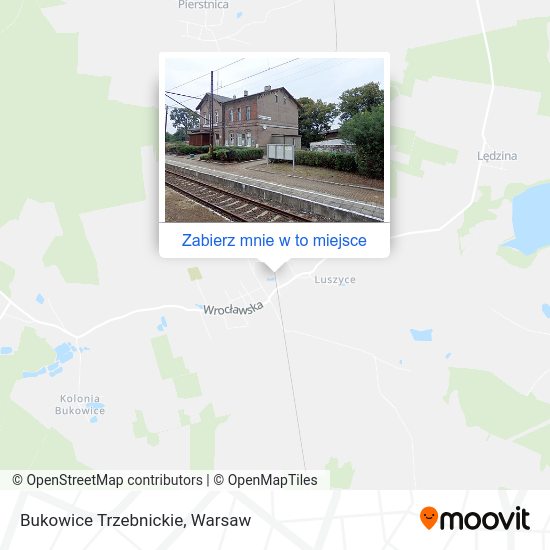 Mapa Bukowice Trzebnickie