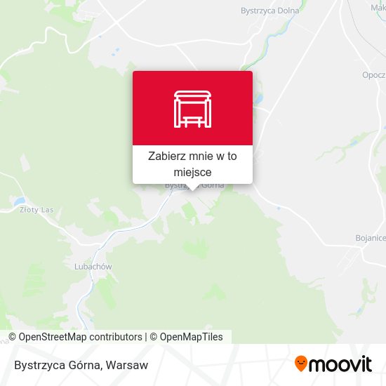 Mapa Bystrzyca Górna