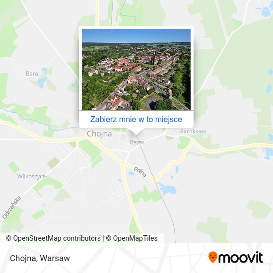 Mapa Chojna