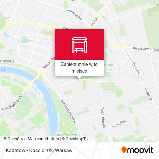 Mapa Kadetów-Kościół