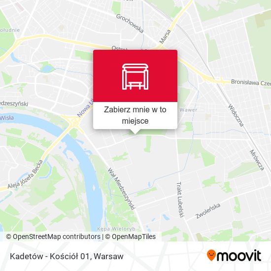 Mapa Kadetów-Kościół