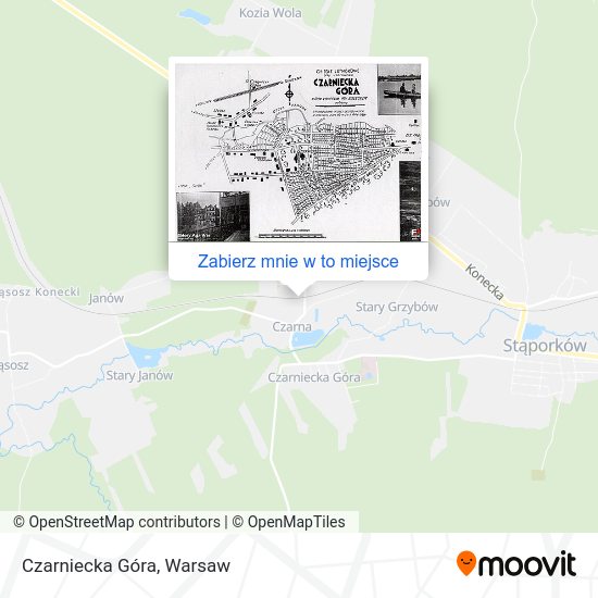 Mapa Czarniecka Góra