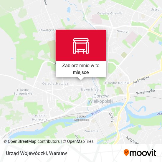 Mapa Urząd Wojewódzki