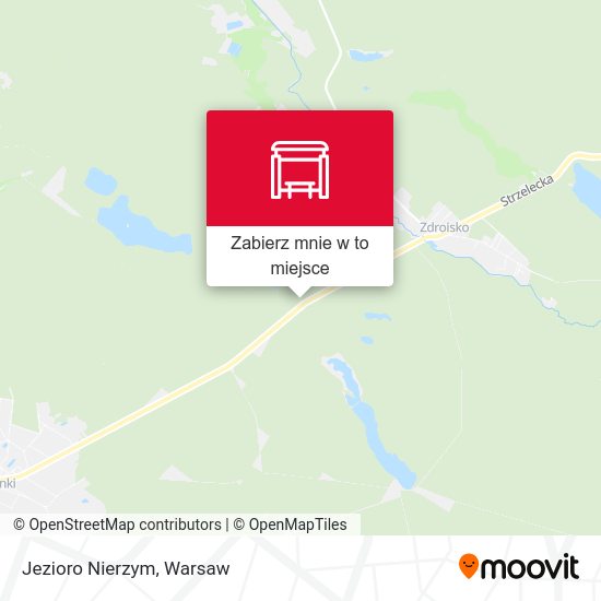 Mapa Jezioro Nierzym