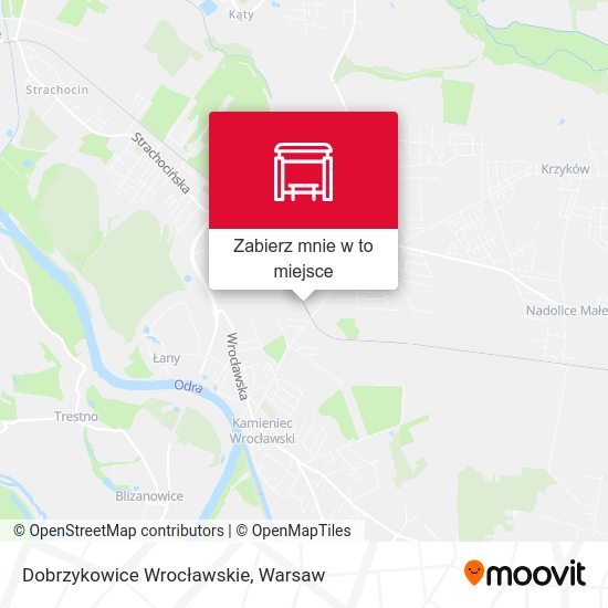 Mapa Dobrzykowice Wrocławskie