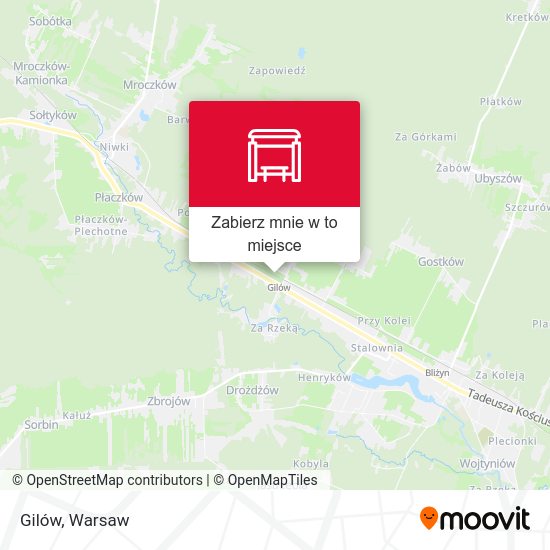 Mapa Gilów