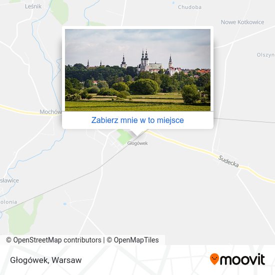 Mapa Głogówek