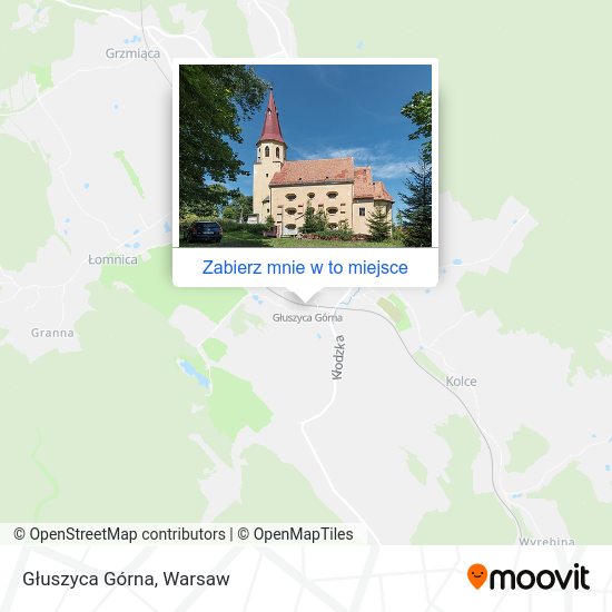 Mapa Głuszyca Górna