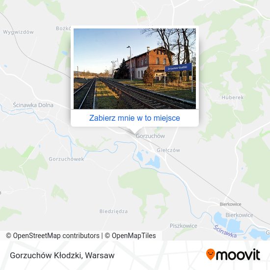 Mapa Gorzuchów Kłodzki