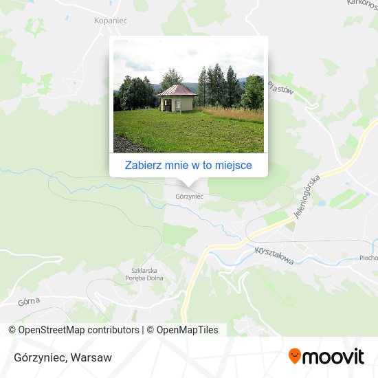 Mapa Górzyniec