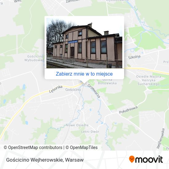 Mapa Gościcino Wejherowskie