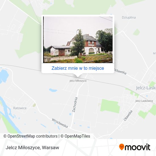 Mapa Jelcz Miłoszyce