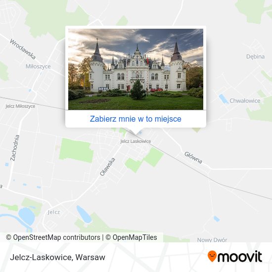 Mapa Jelcz-Laskowice