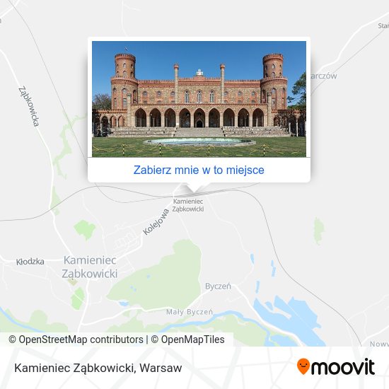 Mapa Kamieniec Ząbkowicki