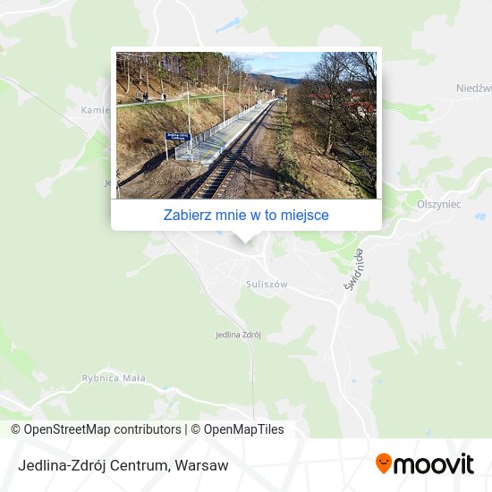 Mapa Jedlina-Zdrój Centrum