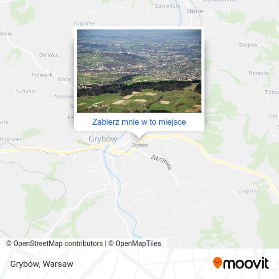 Mapa Grybów