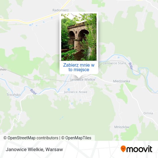 Mapa Janowice Wielkie