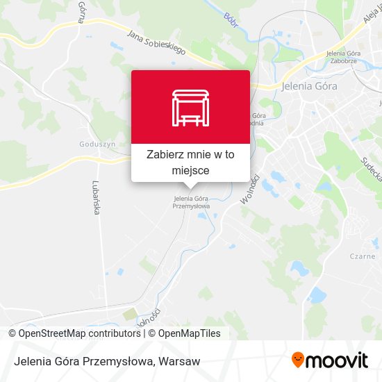 Mapa Jelenia Góra Przemysłowa