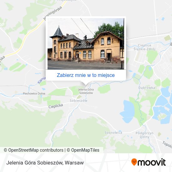 Mapa Jelenia Góra Sobieszów