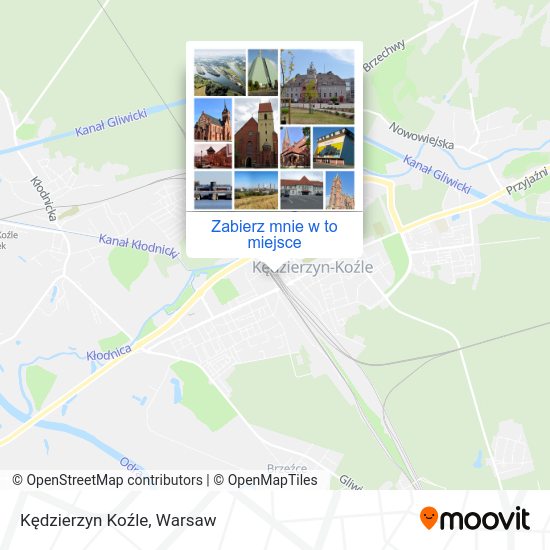 Mapa Kędzierzyn Koźle