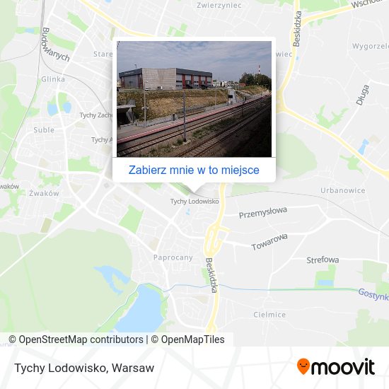 Mapa Tychy Lodowisko