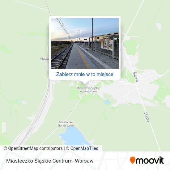 Mapa Miasteczko Śląskie Centrum