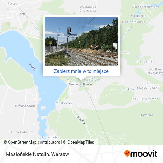 Mapa Masłońskie Natalin