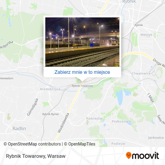 Mapa Rybnik Towarowy