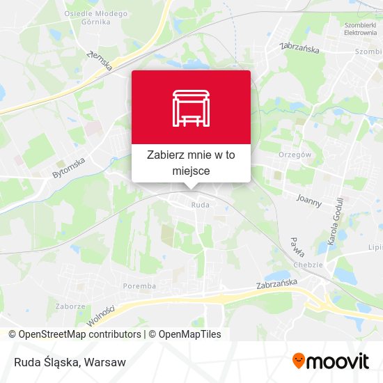 Mapa Ruda Śląska