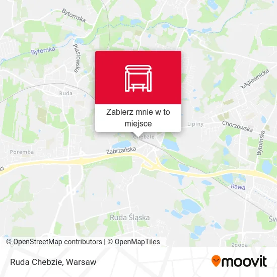 Mapa Ruda Chebzie