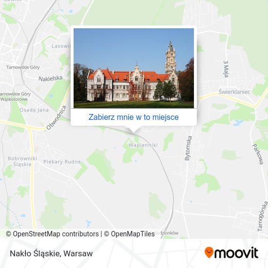 Mapa Nakło Śląskie