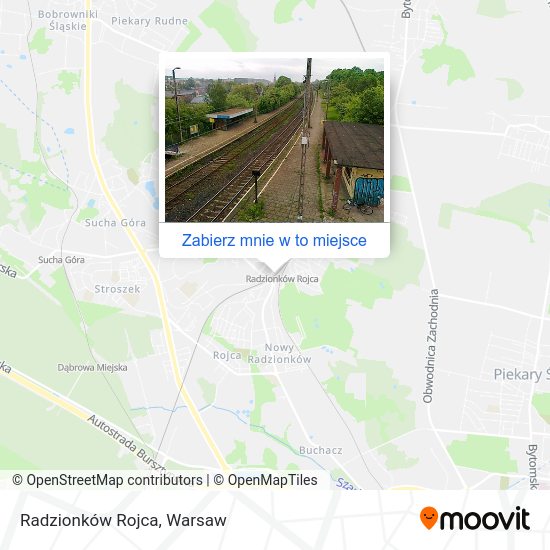 Mapa Radzionków Rojca