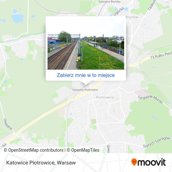 Mapa Katowice Piotrowice