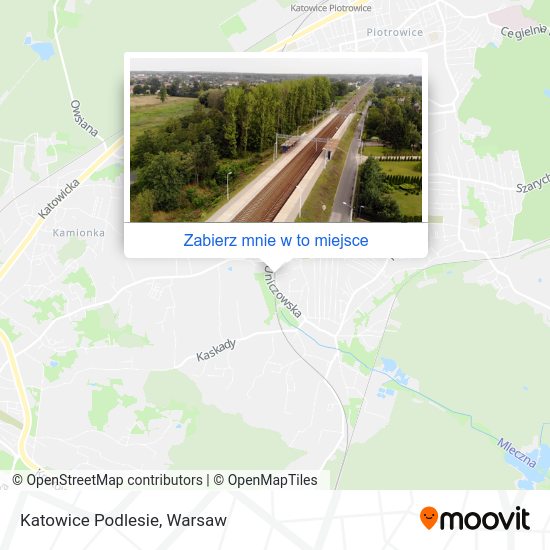 Mapa Katowice Podlesie