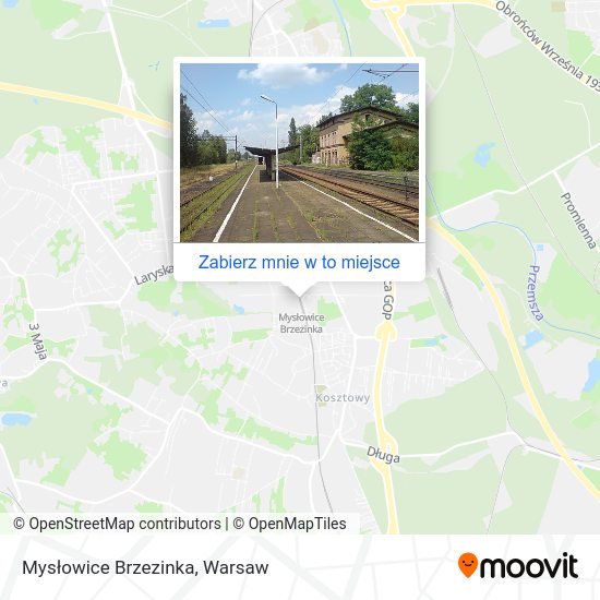 Mapa Mysłowice Brzezinka