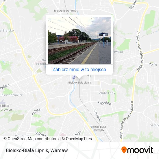 Mapa Bielsko-Biała Lipnik