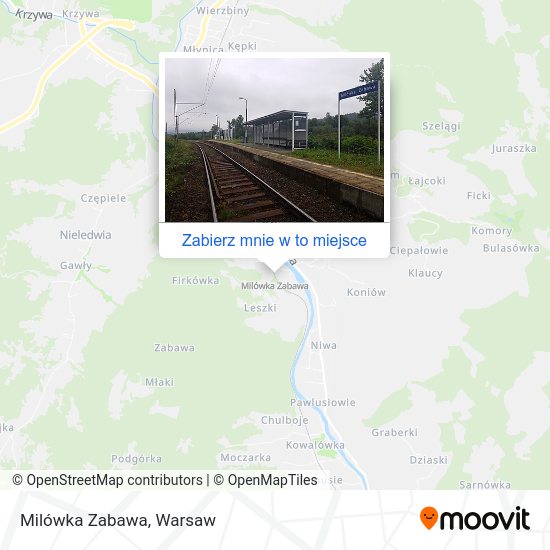 Mapa Milówka Zabawa