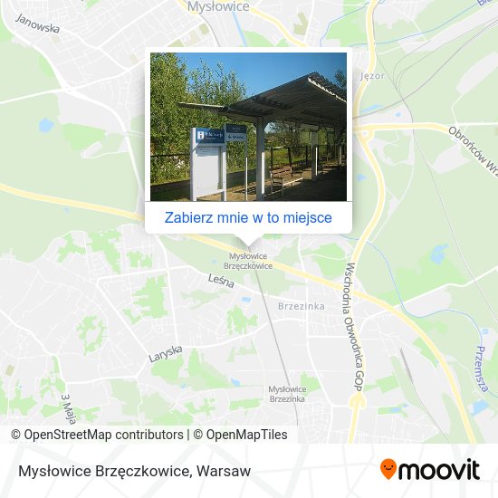 Mapa Mysłowice Brzęczkowice