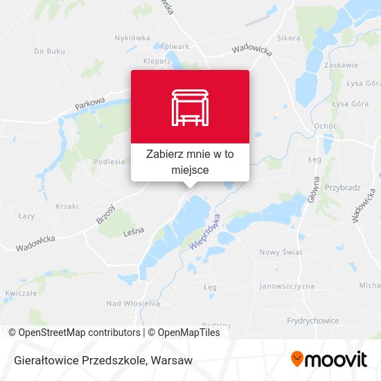 Mapa Gierałtowice Przedszkole